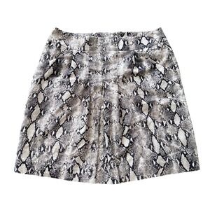Nine West Suit Snake Print Mini Skirt Women Size 12